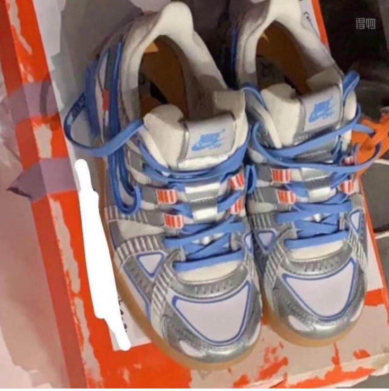 nike rubber dunk x off white unc