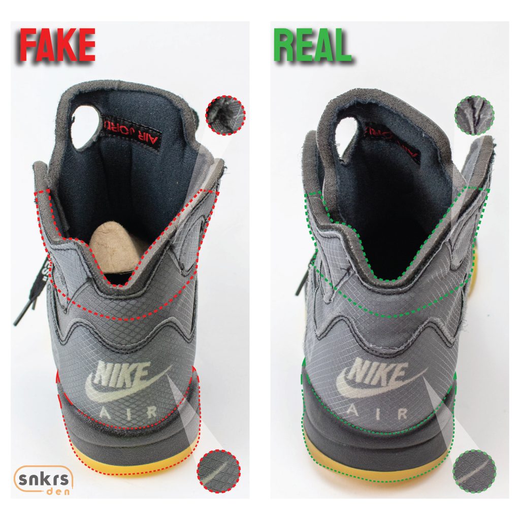 off white jordan 5 fake