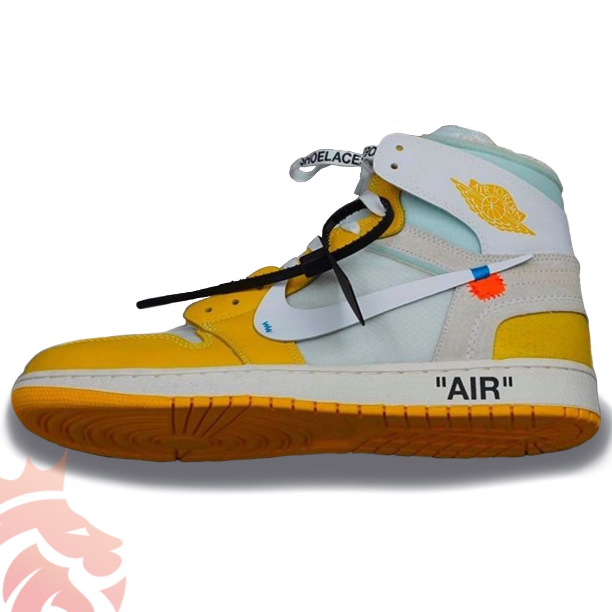 aj1 off white yellow