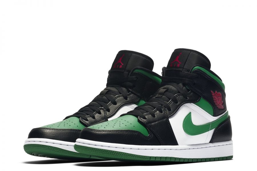 Air Jordan 1 Mid Pine Green
