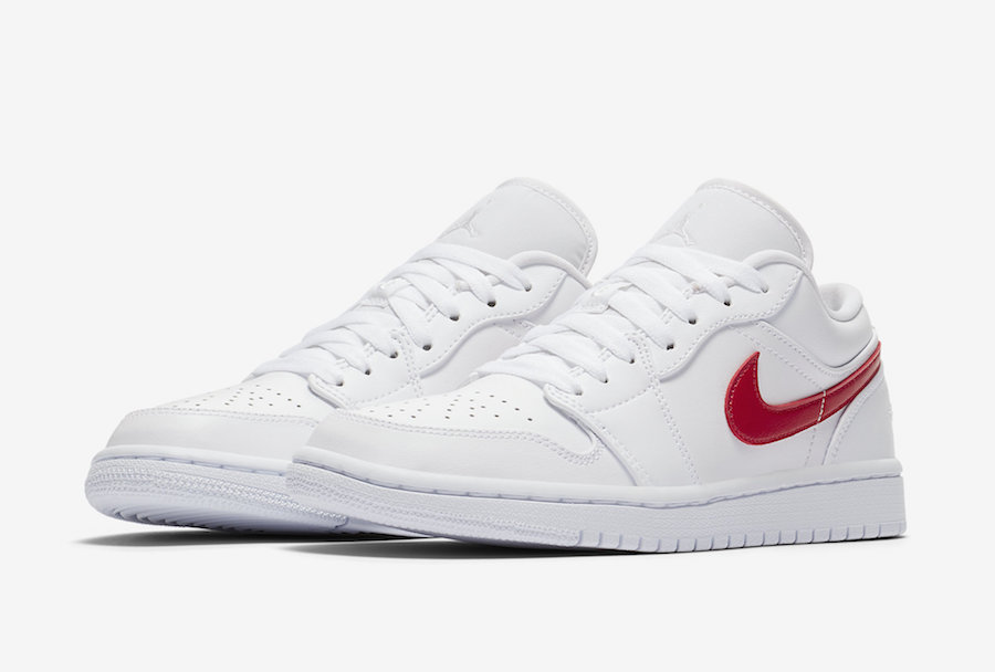 jordan 1 white red swoosh