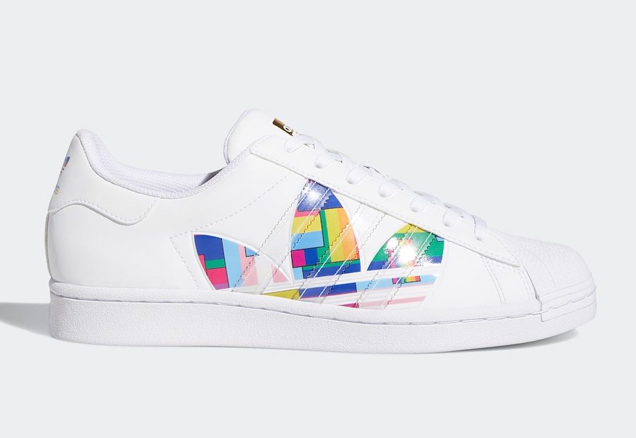 adidas superstar jw rainbow