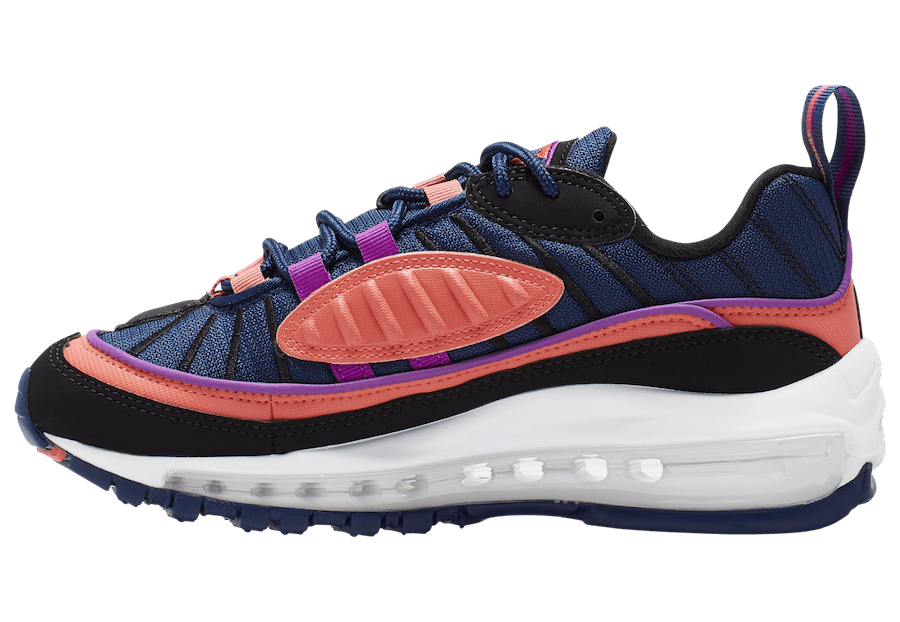air max 98 blue black