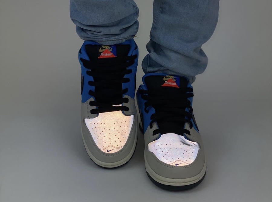 nike sb dunk low reflective