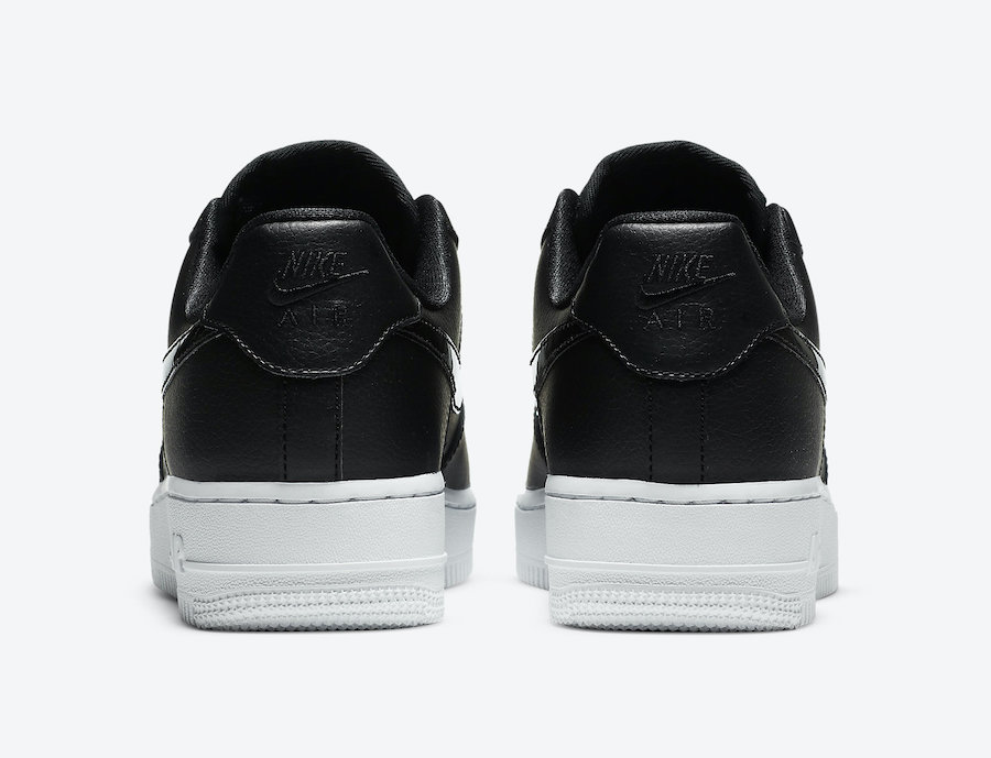air force 1 low black iridescent outline