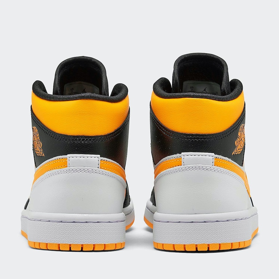 white laser orange black jordan 1