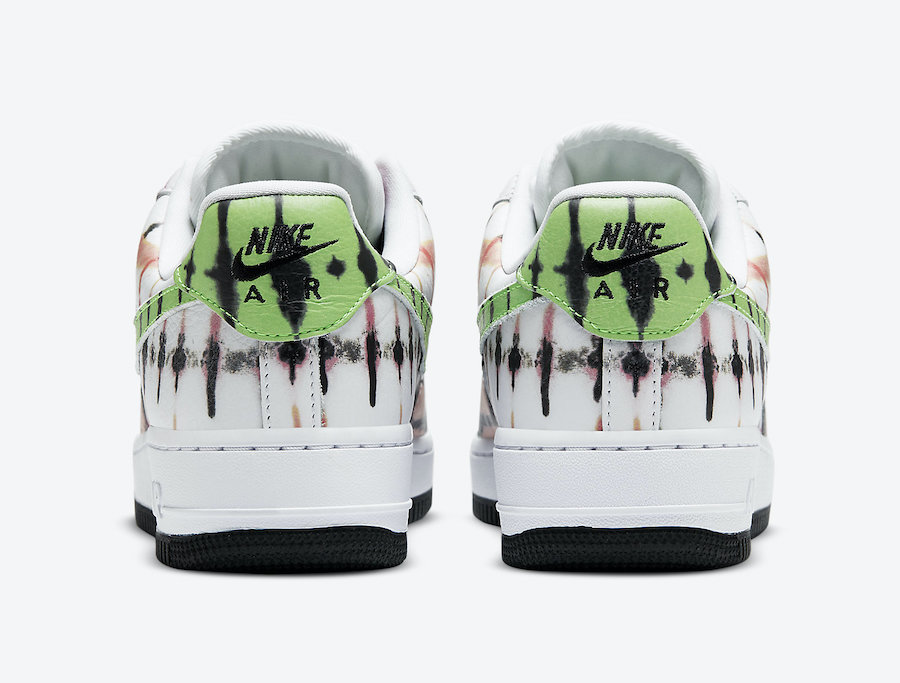 air force 1 black tie dye resell