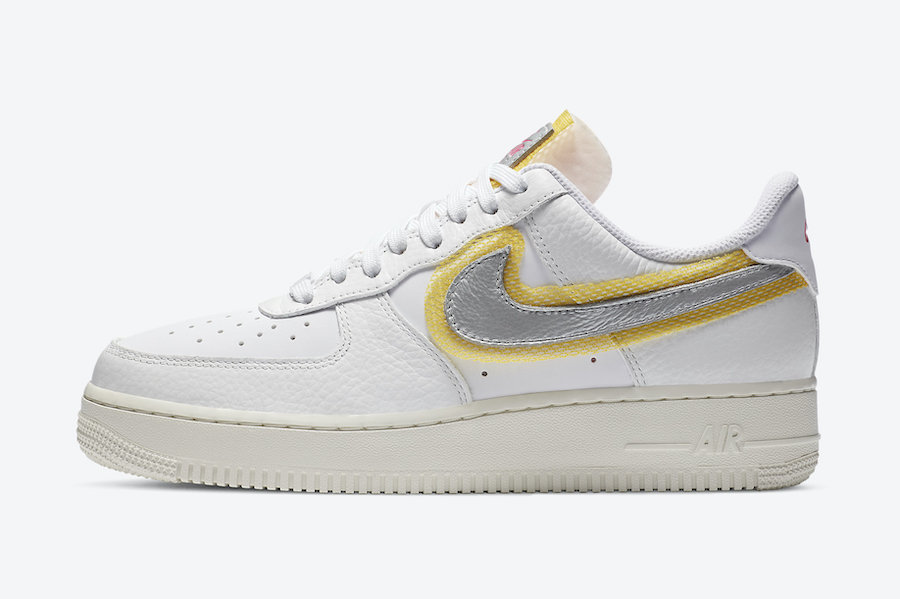 air force 1 07 light silver