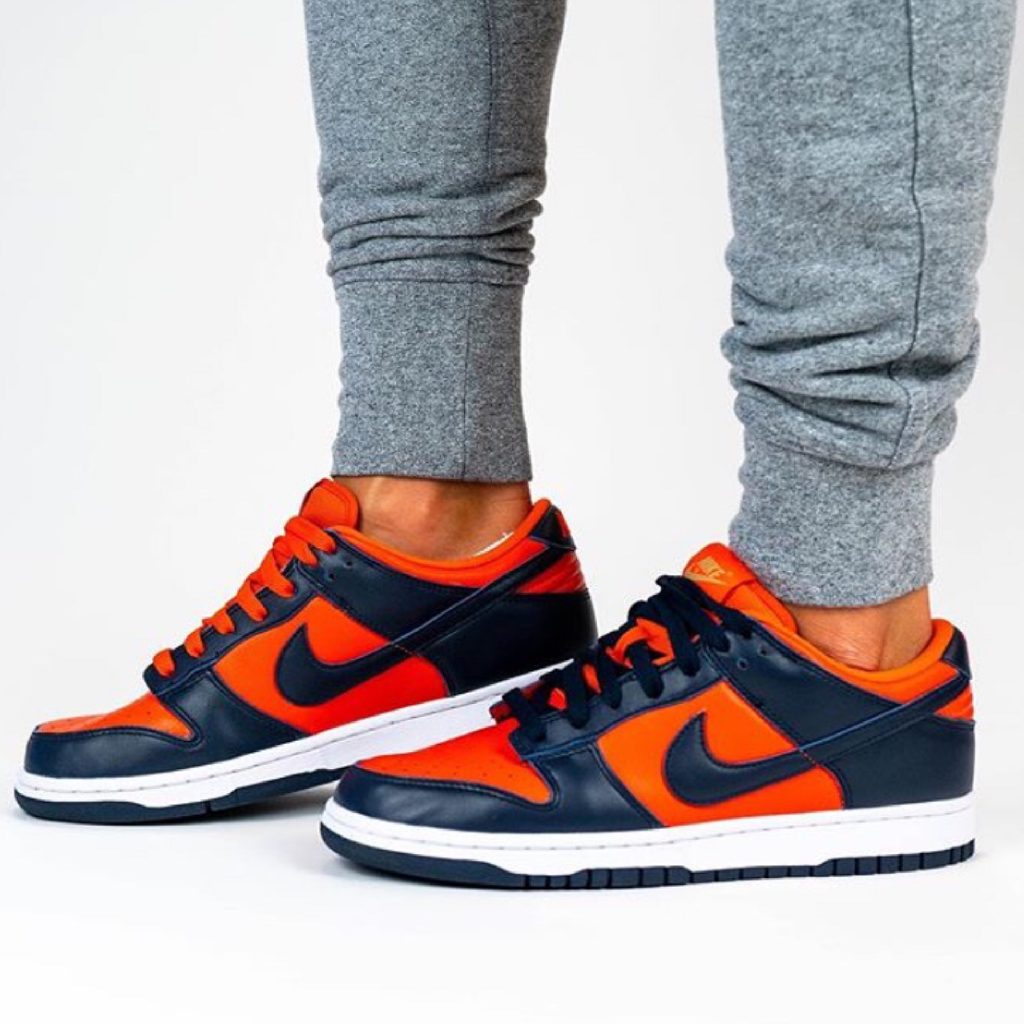 Nike Sb Dunk Low Orange Marine Nike Dunk Low Sp Champ Colors On Feet