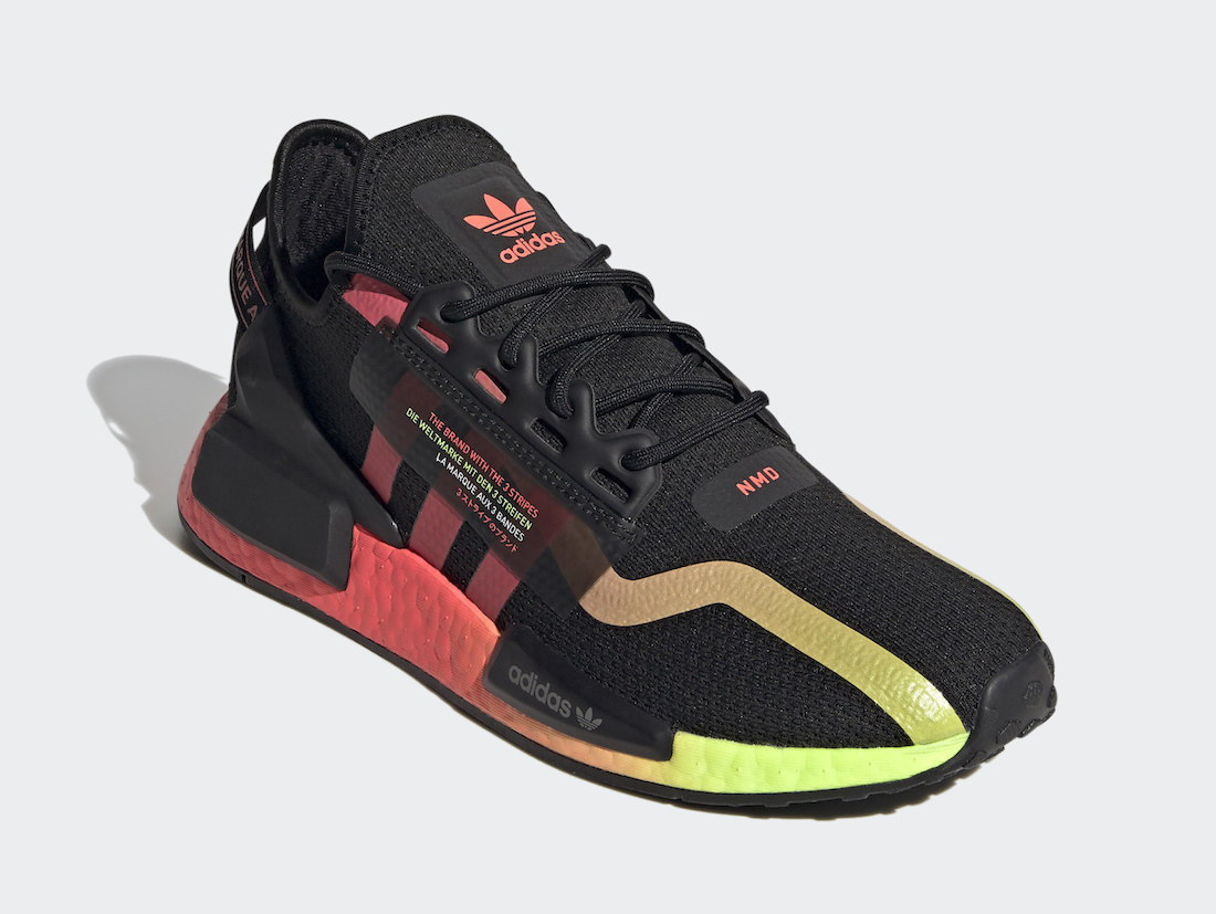 nmd core black signal green