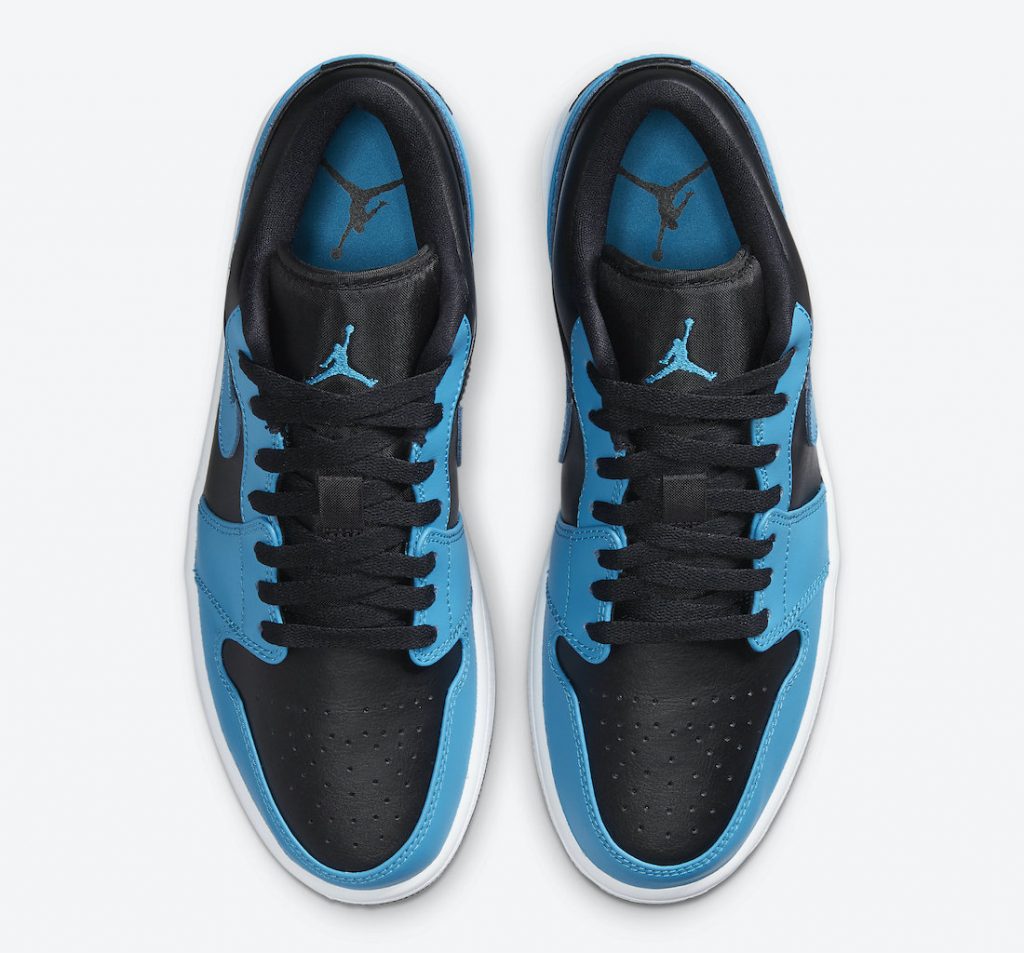 Air Jordan 1 Low Black Laser Blue Yankeekicks Com