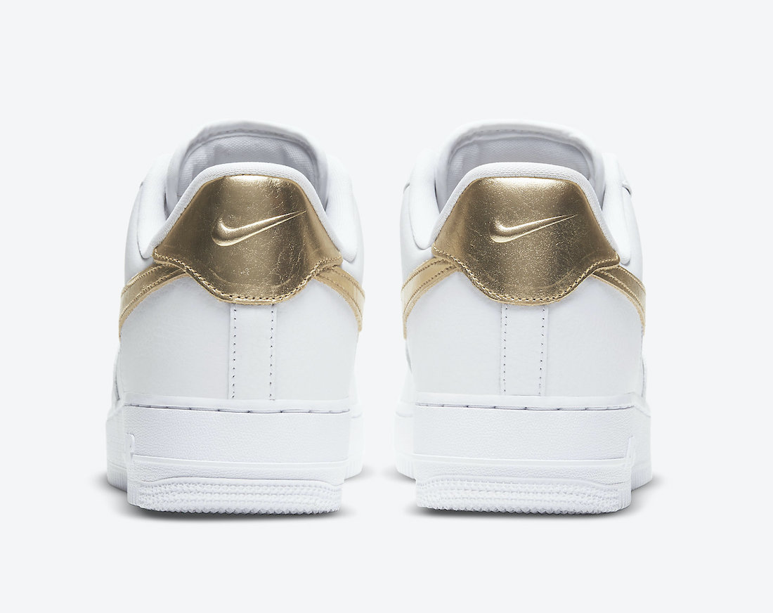 nike air force 1 gold plate
