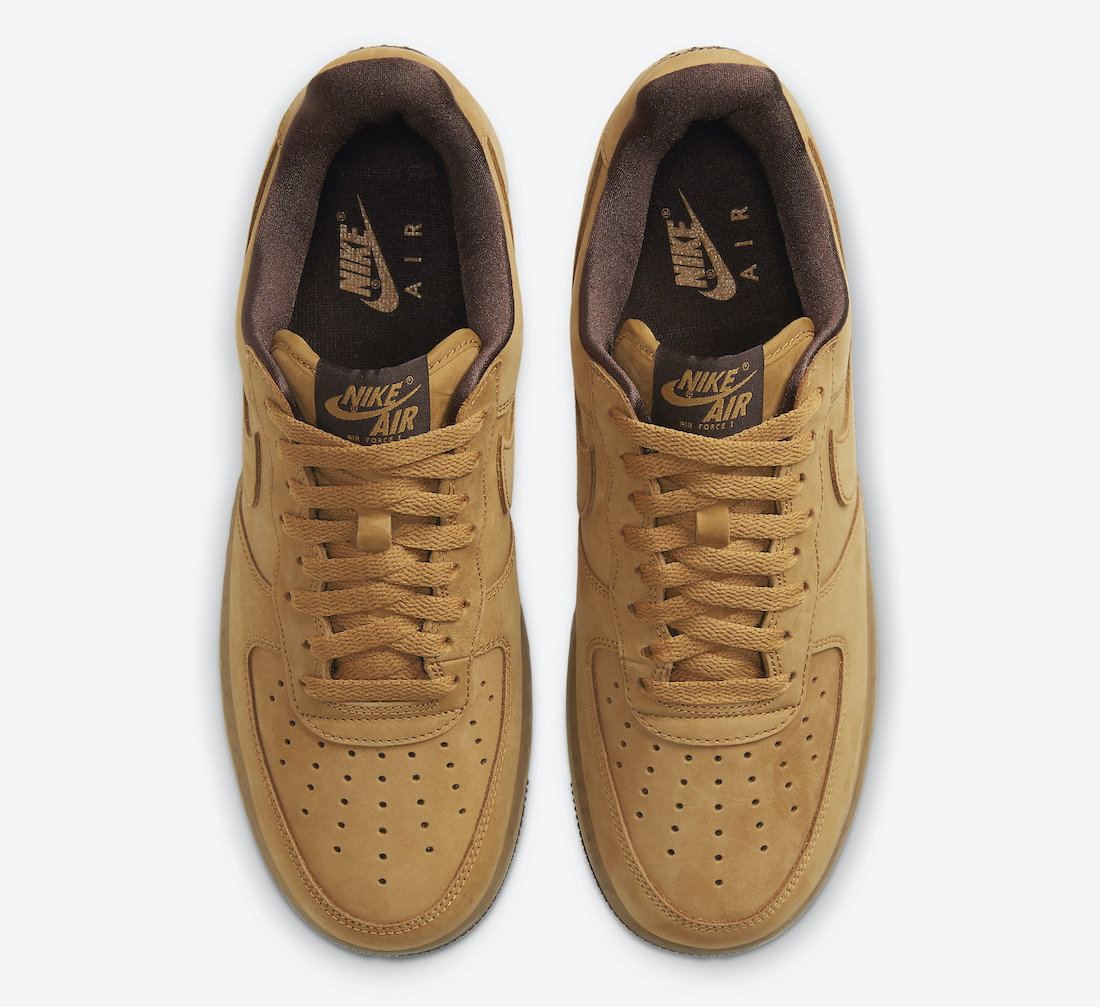 air force 1 wheat low top