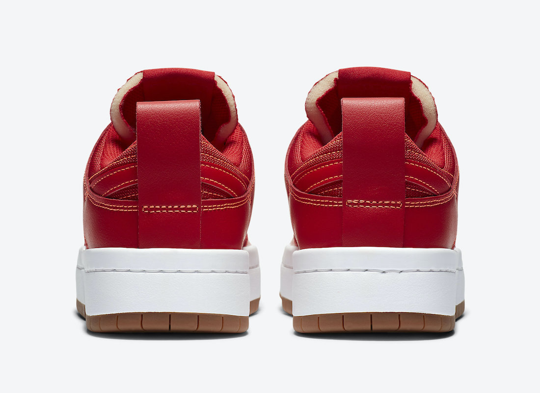 dunk low disrupt red gum
