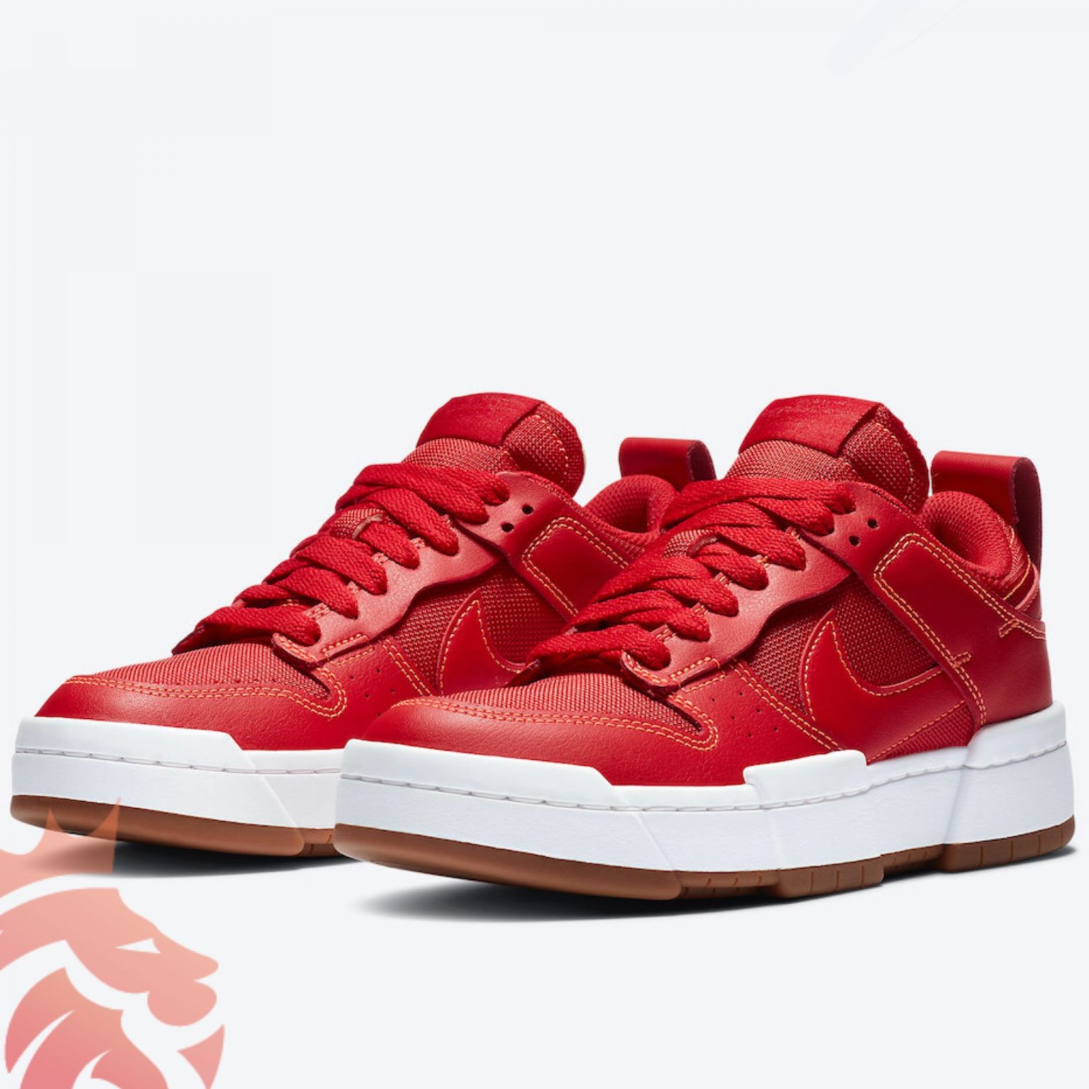 university red dunk low disrupt