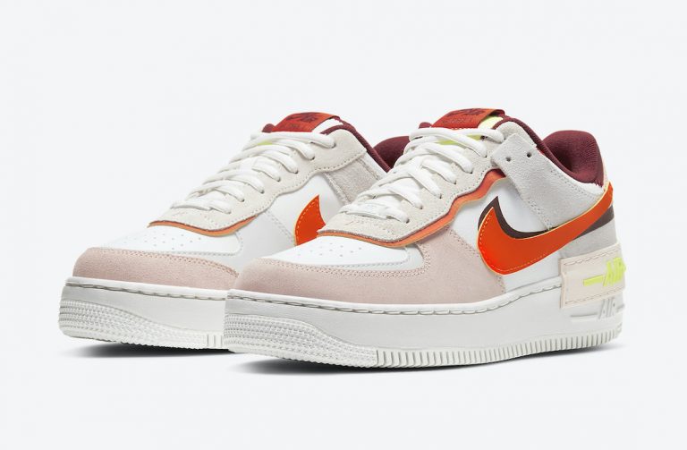 nike air force 1 shadow university red