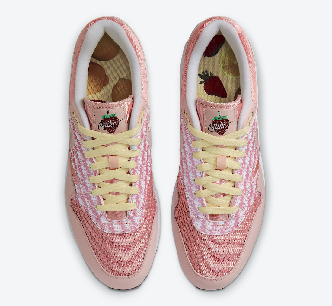 air max strawberry lemonade on feet