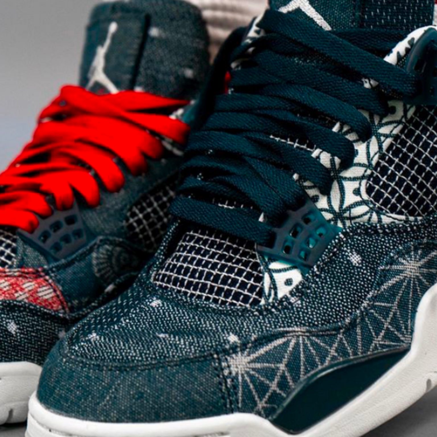 aj4 sashiko on feet