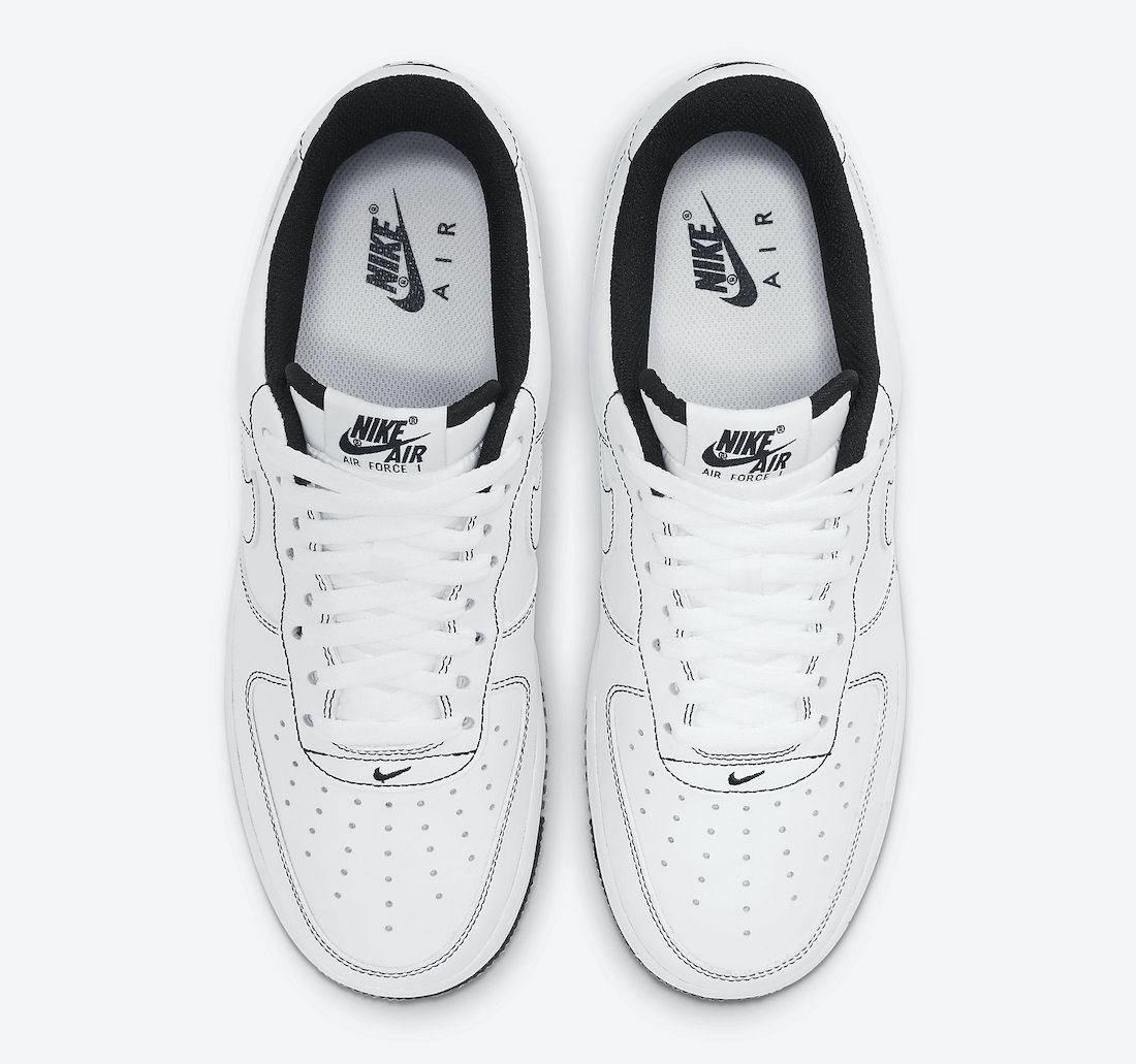 air force 1 black outline