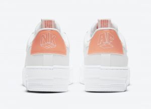 nike air force 1 pixel salmon heel