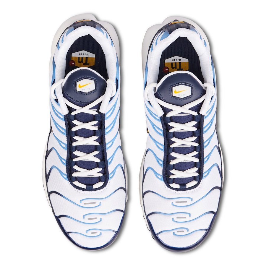 air max plus white and gold