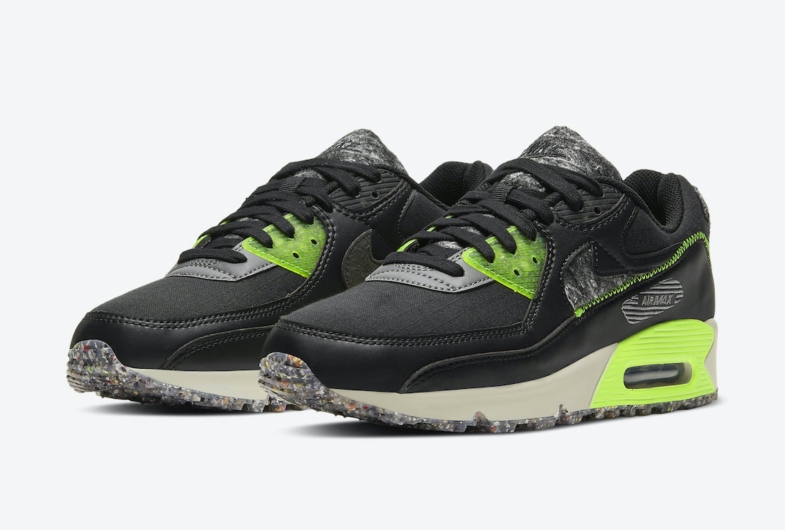 nike air max 90 grey green