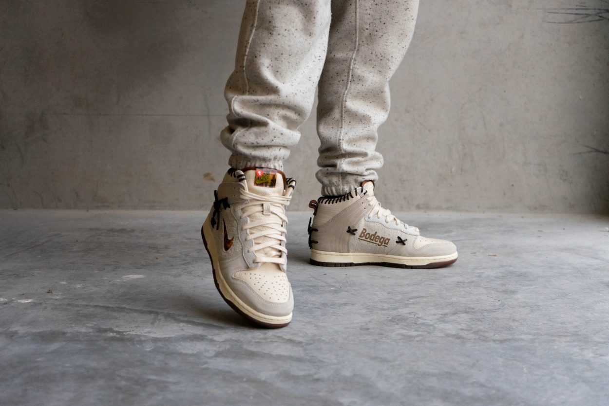 YankeeKicks On Feet Bodega x Nike Dunk High Legend Friends & Family