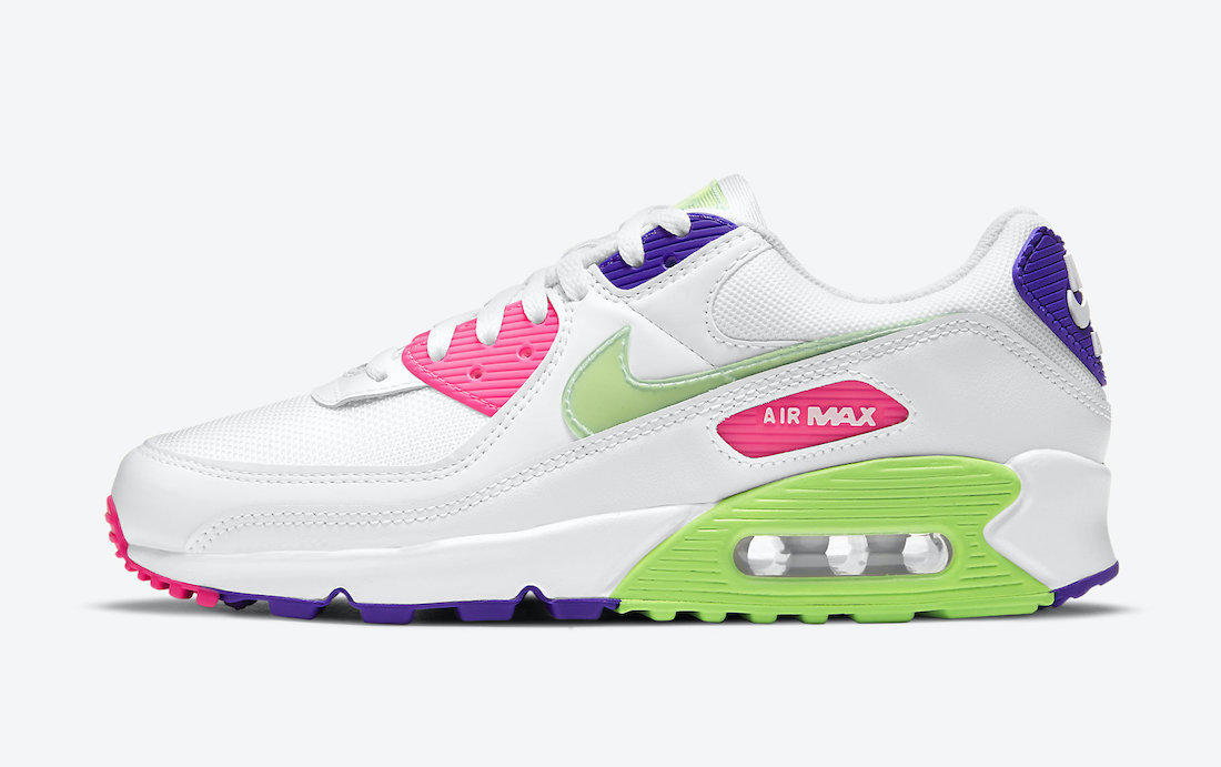 neon colored air max