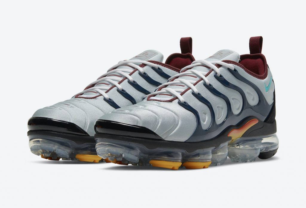 vapormax plus grey navy multi