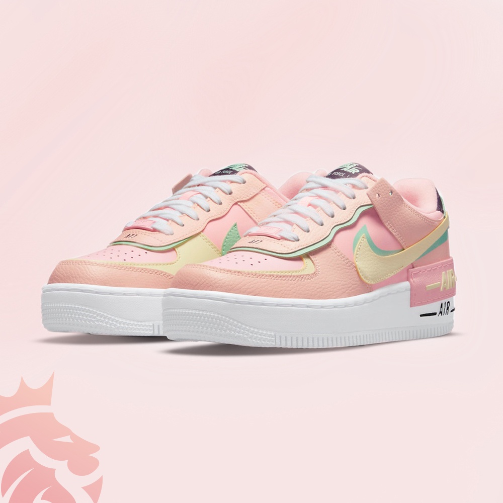 Nike Air Force 1 Shadow CU8591-601 Arctic Punch/Barely Volt/Crimson Tint