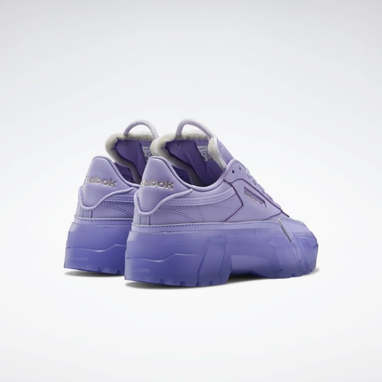 purple cardi b shoes
