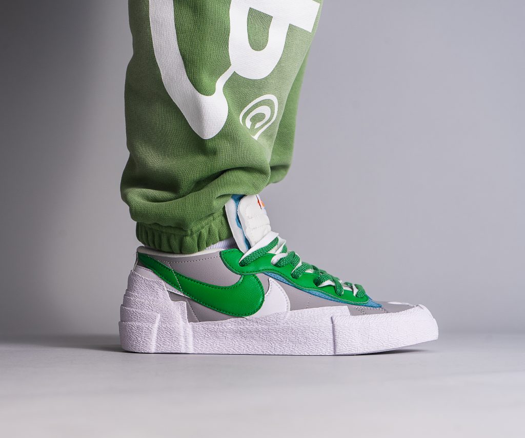 eb Schiereiland exegese Fresh Drops: YankeeKicks On Feet Nike Blazer Low Sacai "Classic Green"