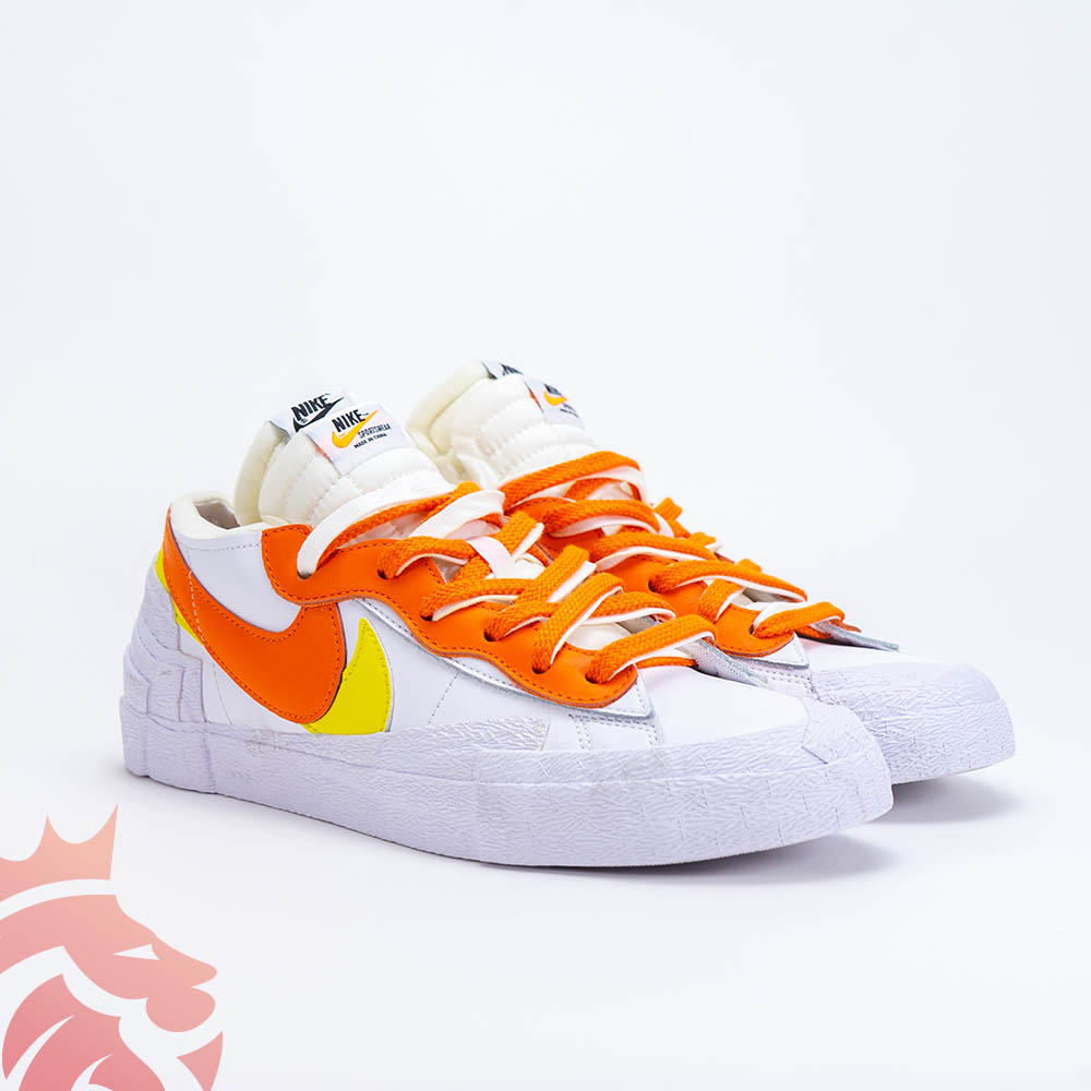 YankeeKicks Closet Nike Blazer low Sacai Magma Orange